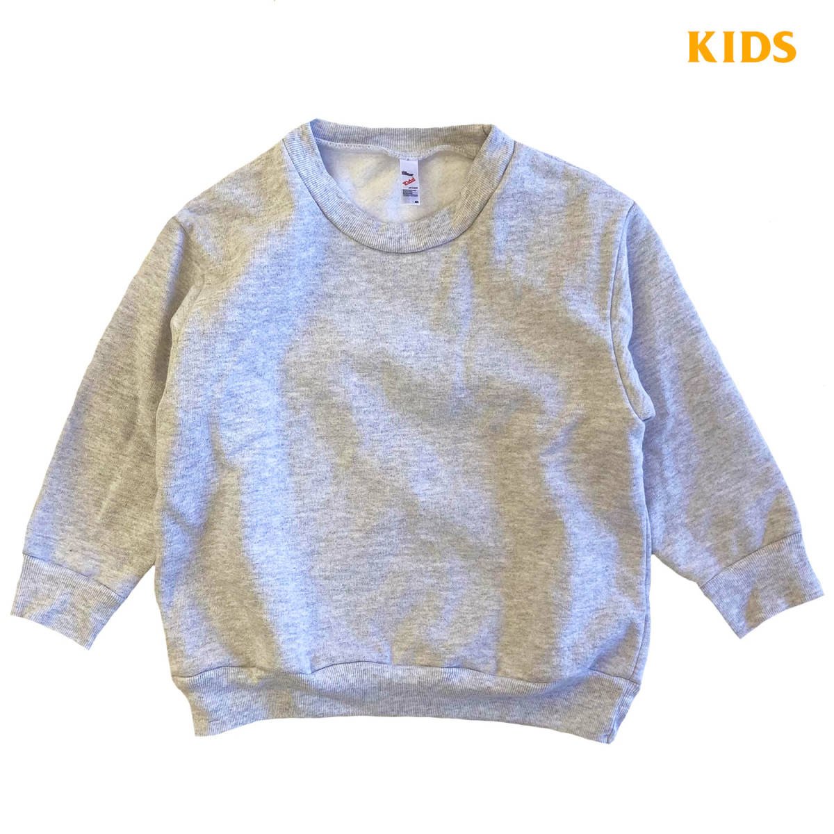 LOS ANGELES APPAREL ロサンゼルスアパレル KIDS クルーネックスウェット アッシュグレー 2T TODDLER 14oz 子供用 キッズ MADE IN USA