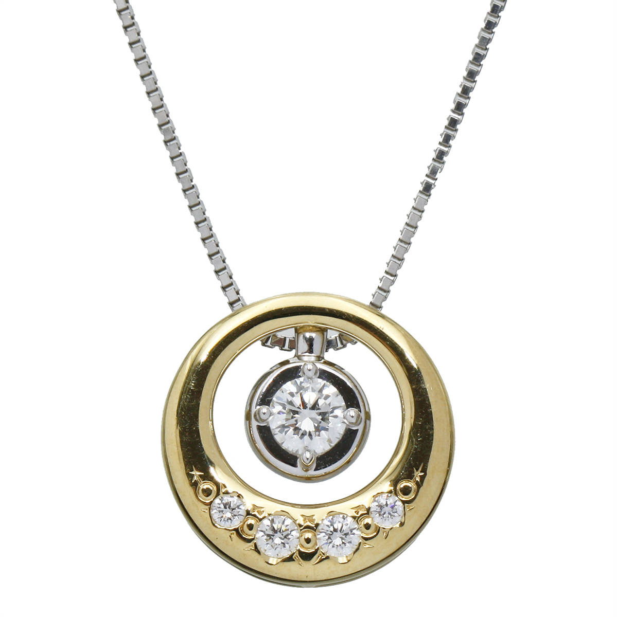 信頼】 X1160 仕上済 タサキ K18YG×WG 0.18ct 0.09ct ダイヤ