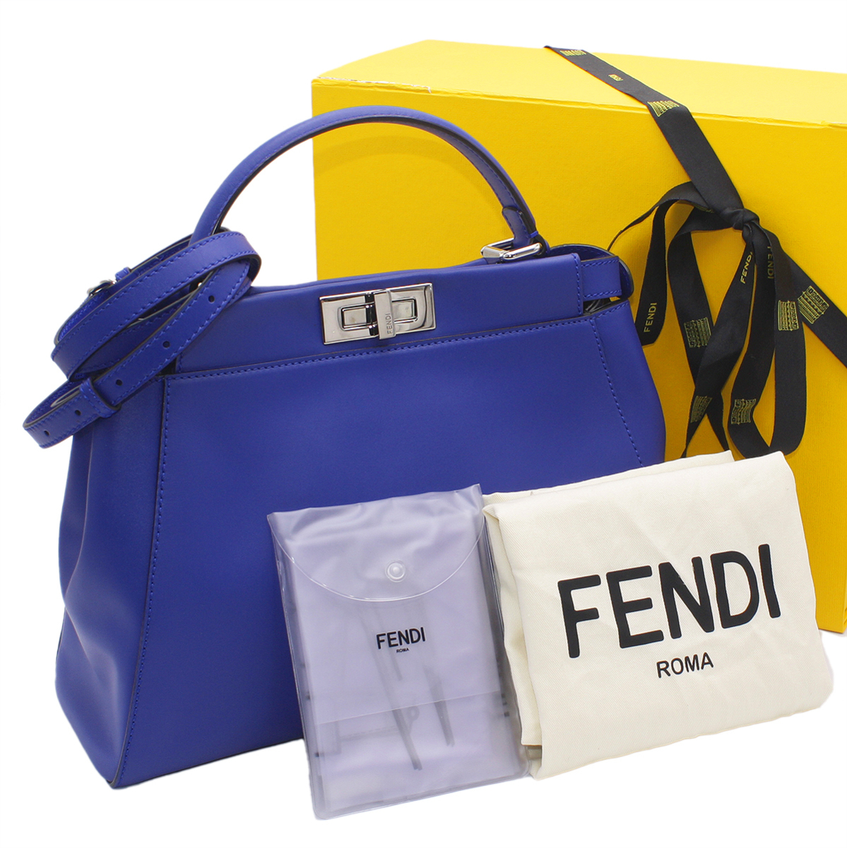 本日最終日FENDI　プチトゥージュール正規品 ハンドバッグ バッグ レディース 注目の福袋！