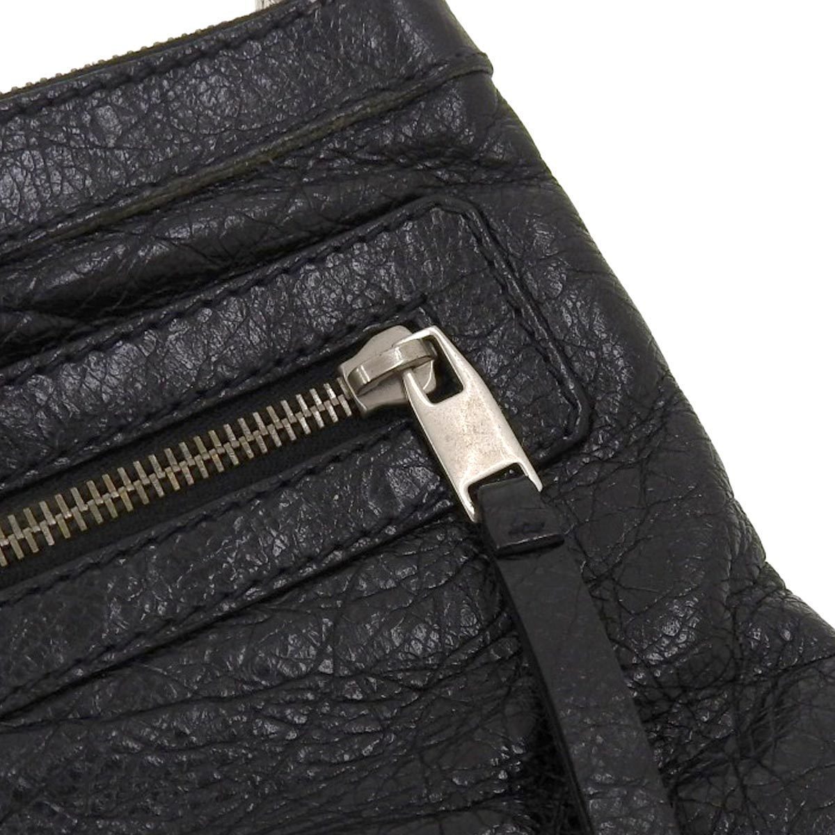 ☆q1171 超美品!! バレンシアガ レザー クラッチバッグ PORTE
