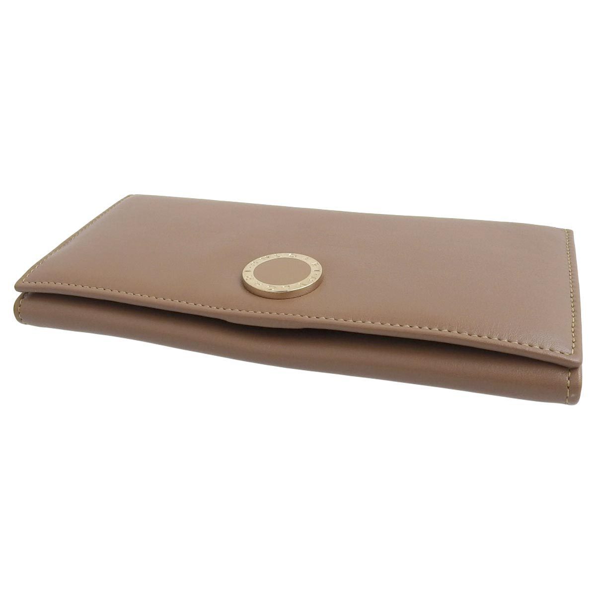 ☆n1981 未使用!! ブルガリ コローレ 二つ折り長財布 33625 Walnut
