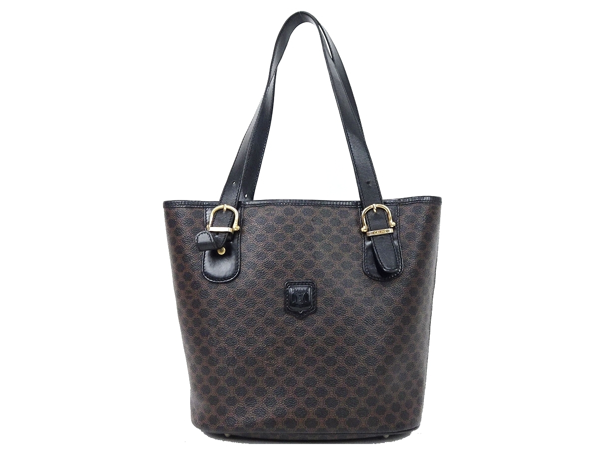 正規 マカダム柄 セリーヌ ★M1976 PVCxレザー レディース★ ヴィンテージ CELINE MC97/2 トートバッグ トートバッグ 正規 マカダム柄 セリーヌ ★M1976 PVCxレザー レディース★ ヴィンテージ CELINE MC97/2 トートバッグ トートバッグ