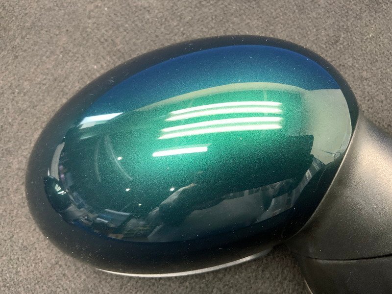 MN060 R56 Mini MFJCW John Cooper Works right door mirror automatic type * green * operation OK [ animation equipped ]0 * prompt decision *