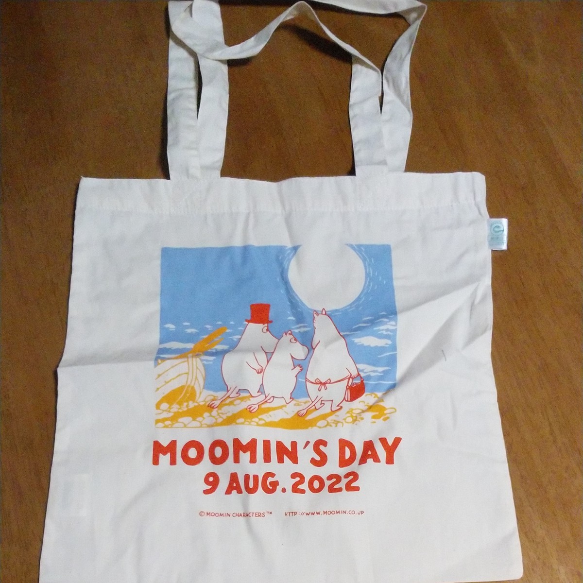 非売品 ムーミン トートバッグ エコバッグ ムーミンの日 ムーミンデイ 2022