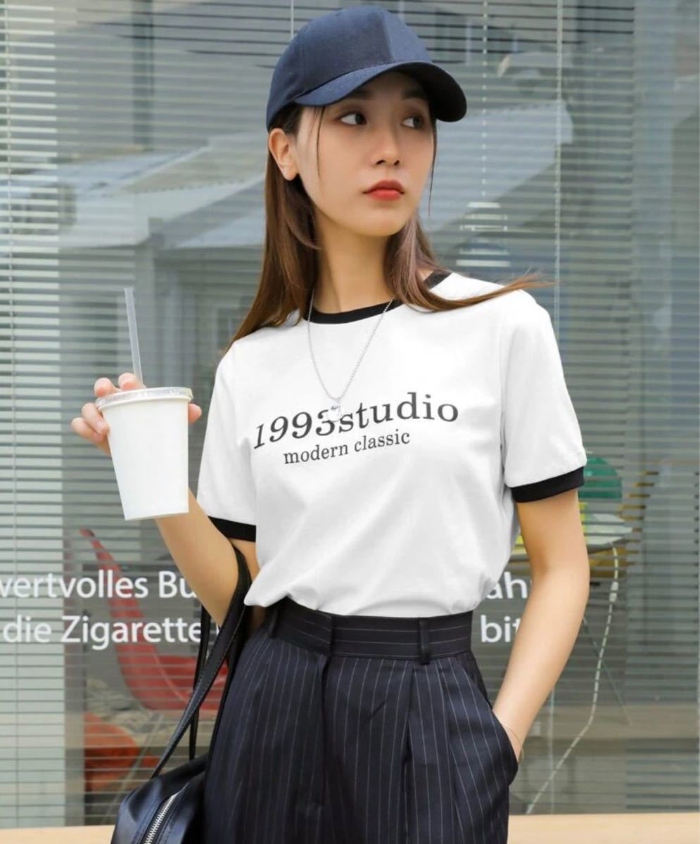 Tシャツ カットソー トップスSHEIN(試着のみ) - Tシャツ