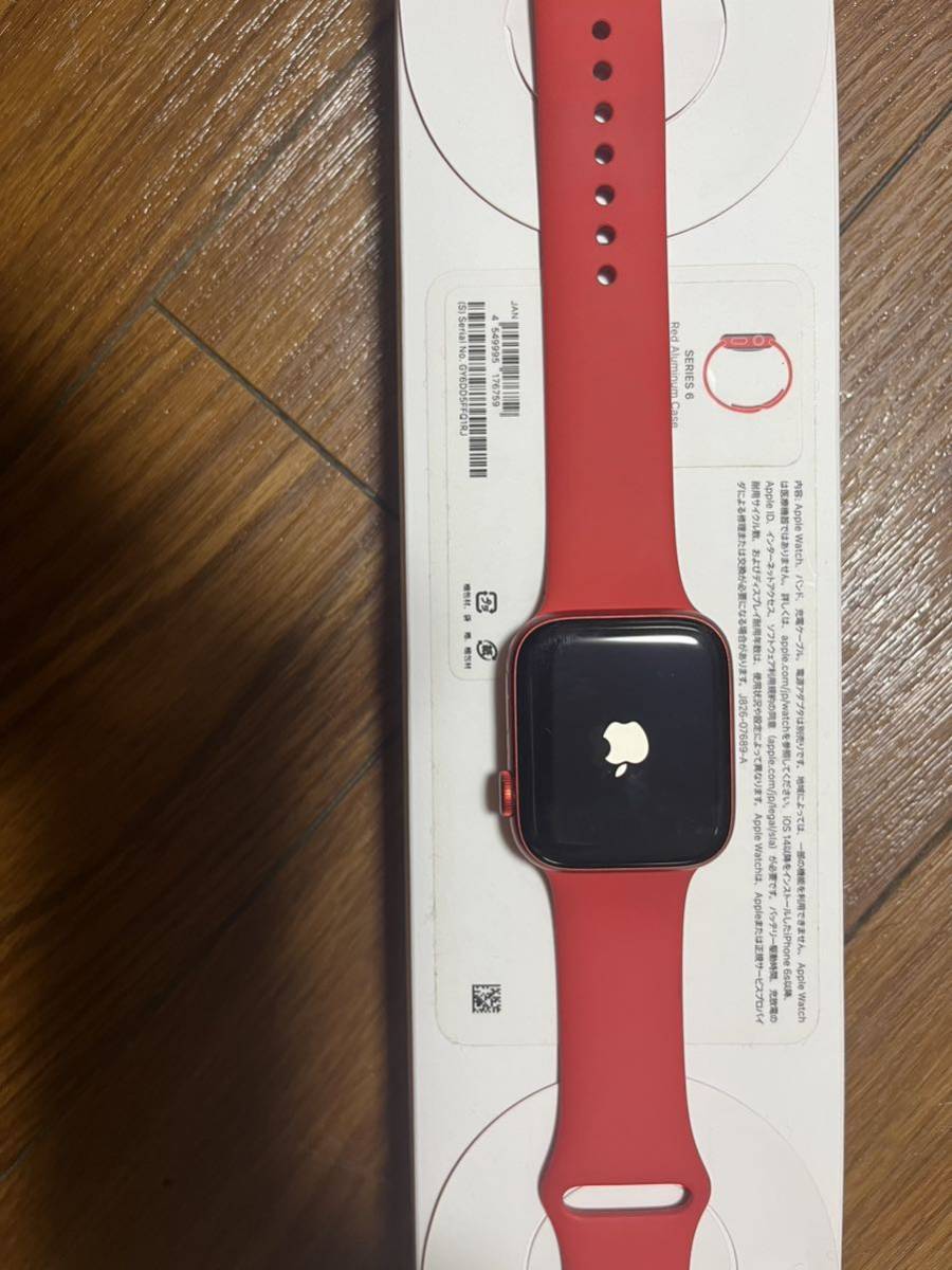 Apple Watch Series 6 アップルウォッチ GPS 44mm Red レッド 赤