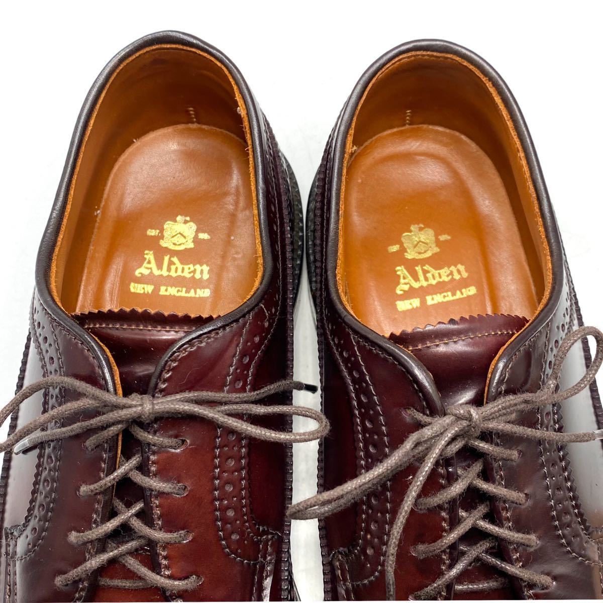 ☆安心の定価販売☆】 ALDEN オールデン 975 コードバン バーガンディ
