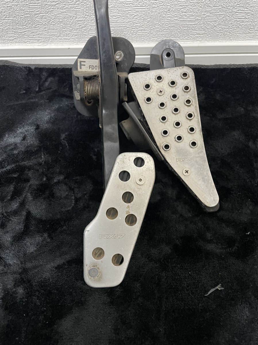 絶版 FD3S RX-7 純正オプション OP アクセルペダル アルミペダル 絶版 FD3S RX-7 純正オプション OP アクセルペダル アルミペダル