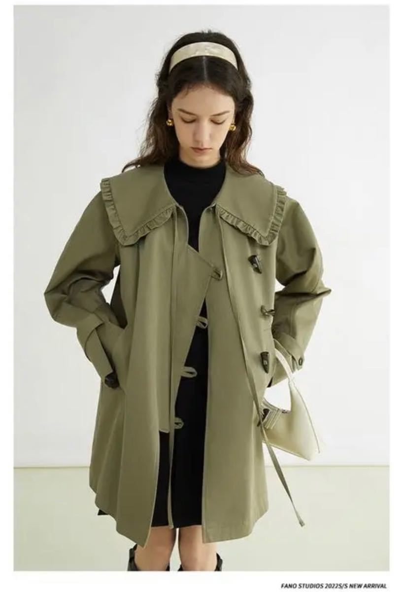 Fano Studios】22SS Frill big collar coat - sudamericahoy.com