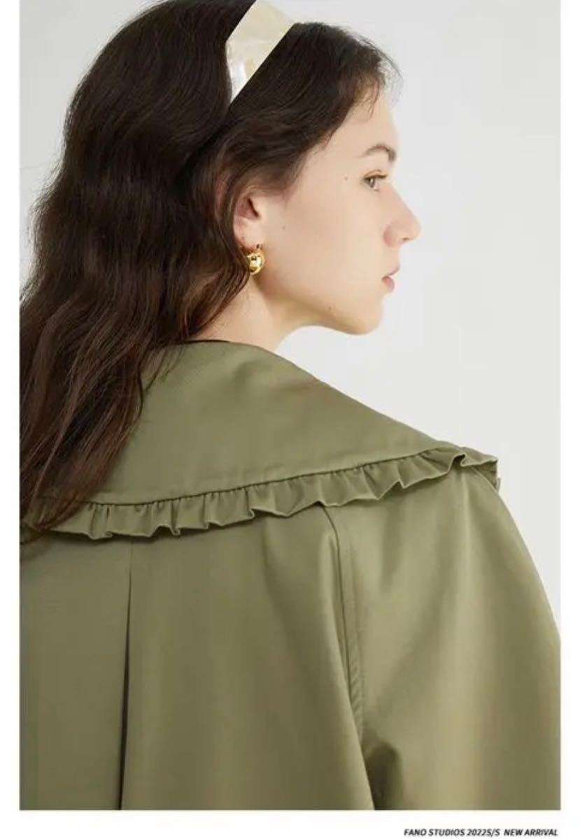 Fano Studios】22SS Frill big collar coat - sudamericahoy.com