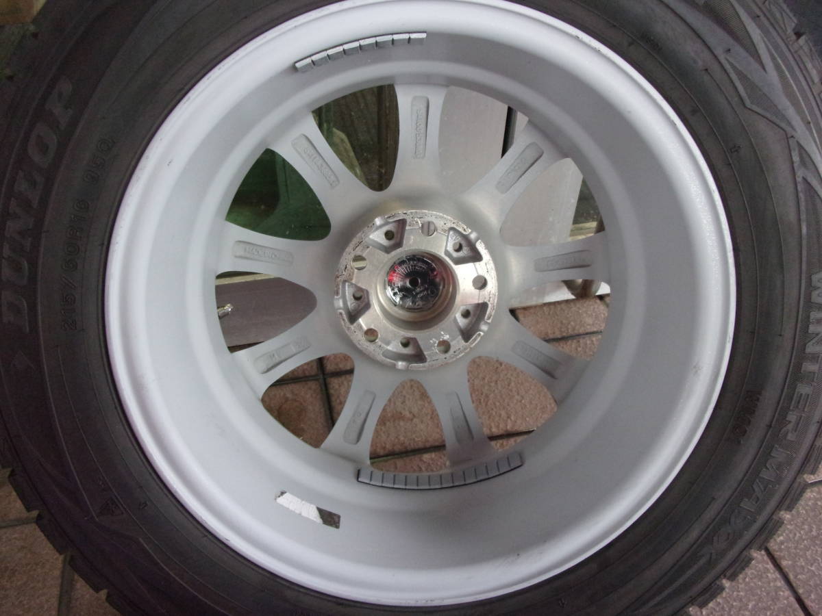 ♪S3053　ダンロップ　ウィンターマックス　215/60R16　アルミホイールセット　クラウン♪_画像4