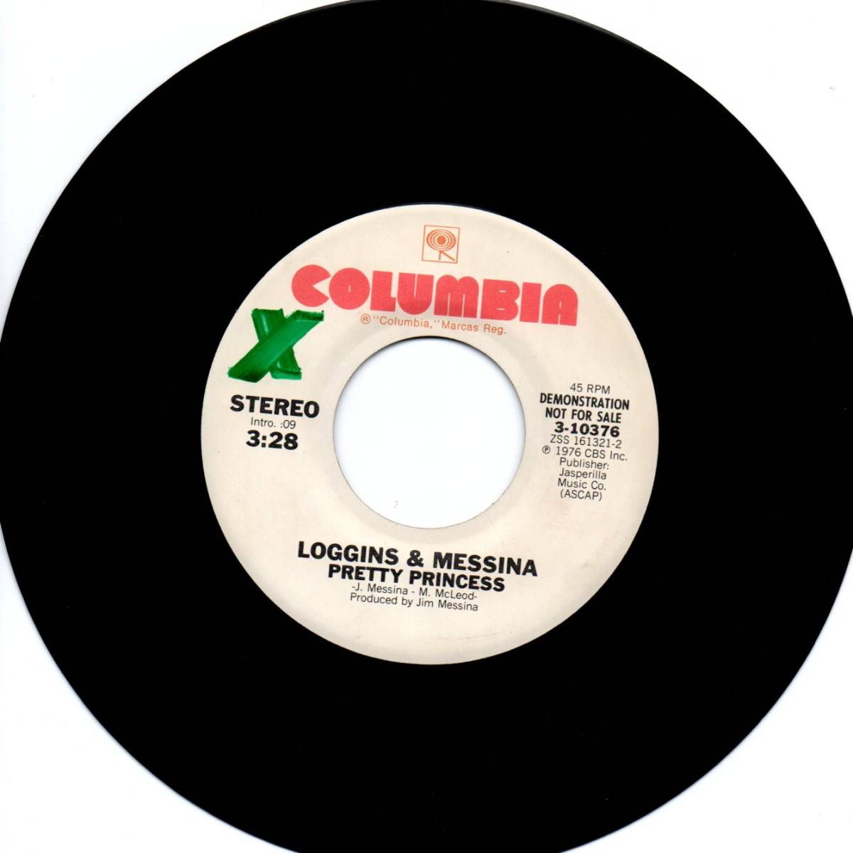 Loggins & Messina 「Pretty Princess」米国盤プロモ用EPレコード　（Kenny Loggins関連）_画像1