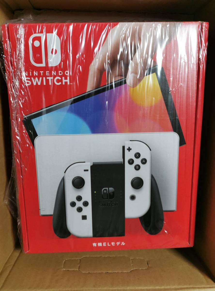 送料無料】Nintendo Switch(有機ELモデル) Joy-Con(L)/(R) ホワイト