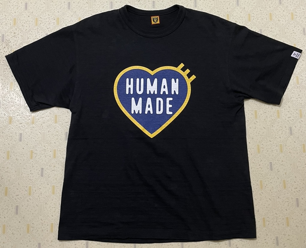 美品22ss新作☆HUMAN MADE（ヒューマンメイド）☆ハートロゴプリントT