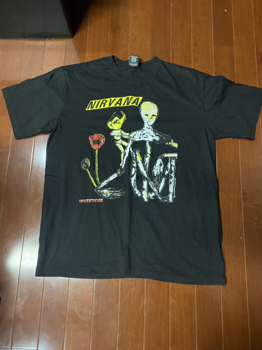 日本最大級 NIRVANA ニルヴァーナ Tシャツ ブラック XL abamedyc.com