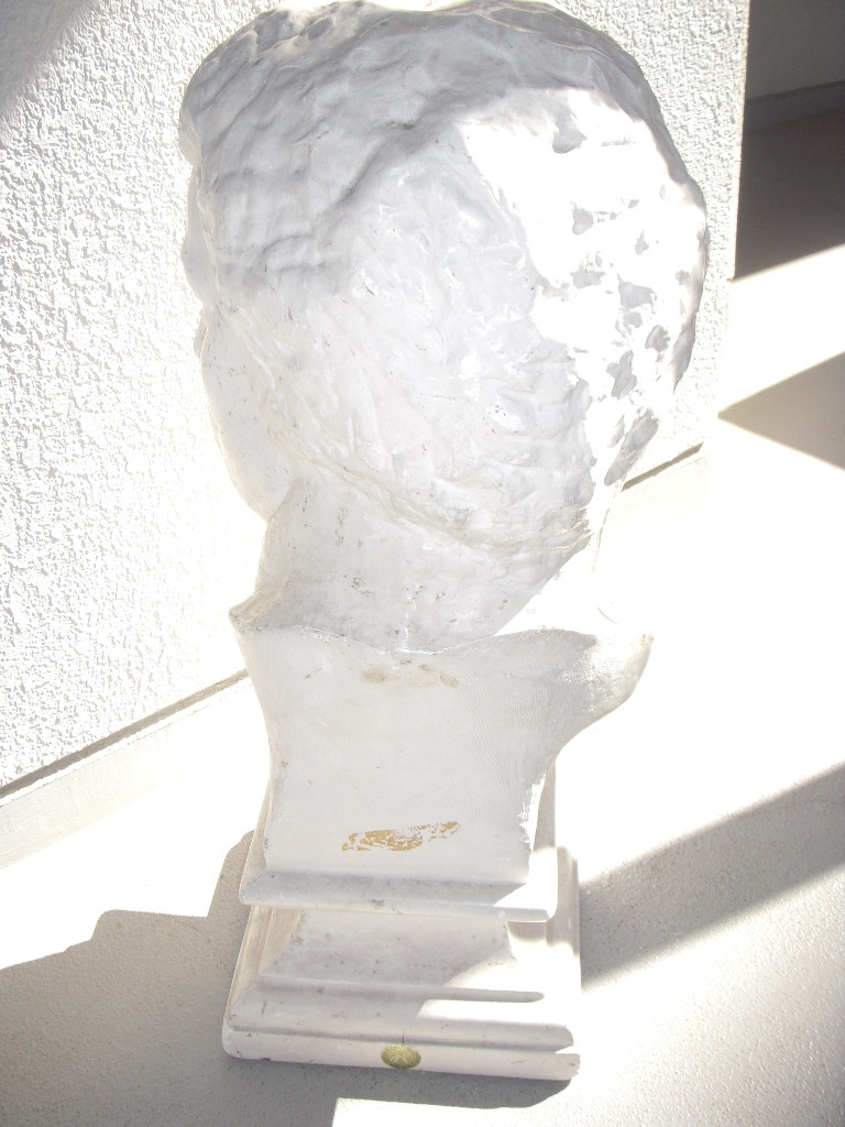 石膏像◎ ブルータス 西洋 石像 首像 頭像 ◎ 彫刻 デッサン 置物 美術