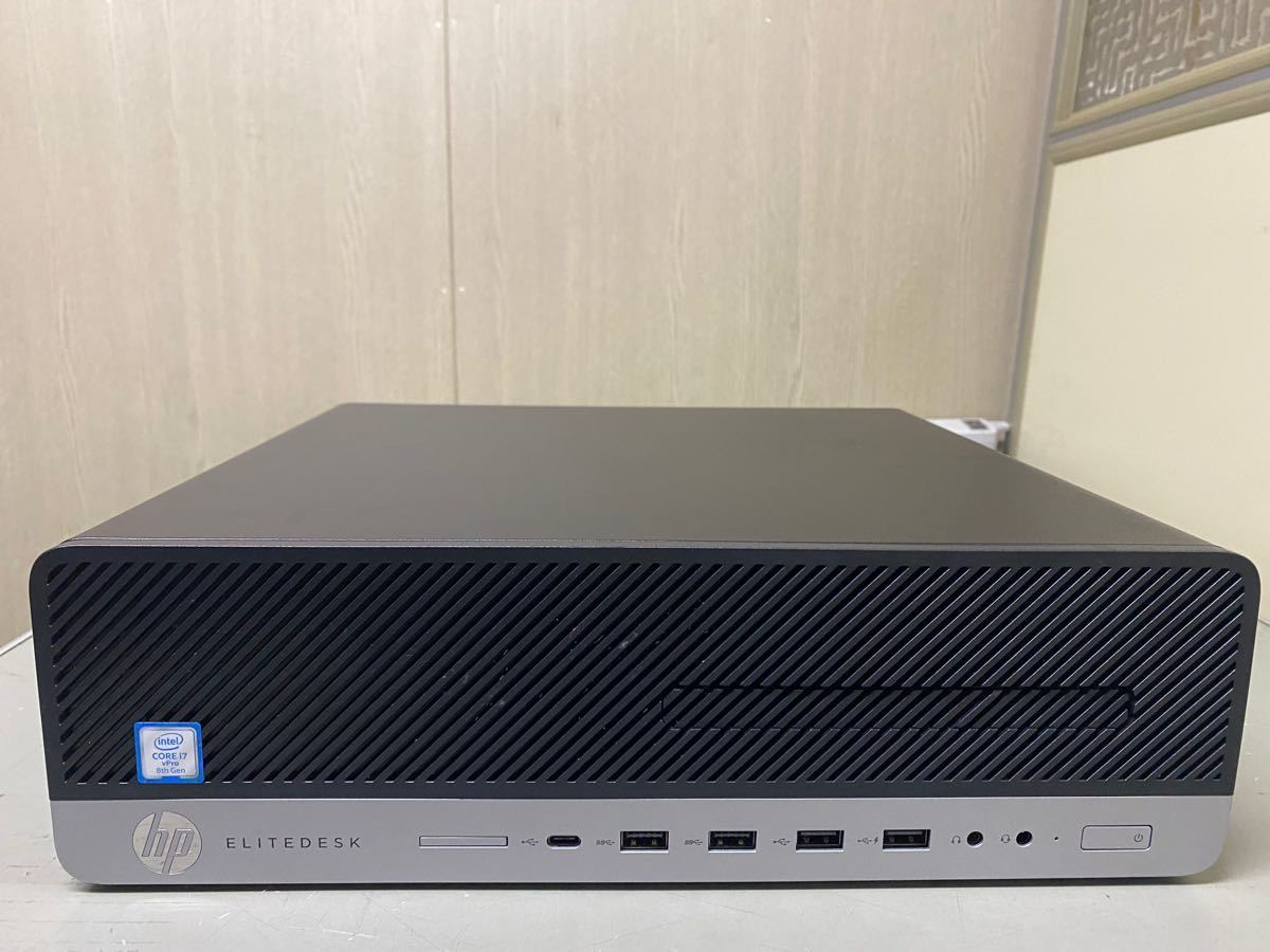 HP EliteDesk 800G4 SFF 第 8 世代 Ci7 8700 NVMe 256SSD+1TB|PayPay