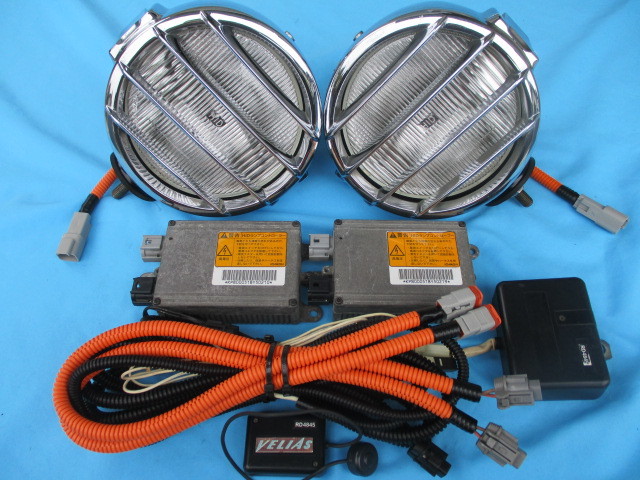 * small thread KOITO Koito HID lamp set SDB-163D / middle wide * Paris Dakar specification / remote control Harness * lighting OK / rare article * rare thing * CIBIE IPF PIAA