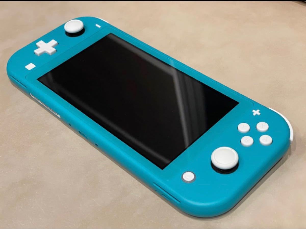 美品】Switch Lite スイッチライト ターコイズ 保護フィルム付き www