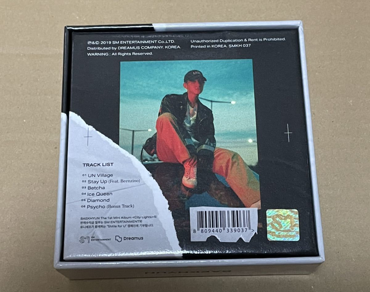 送料込 BAEKHYUN - CITY LIGHTS キノアルバム / ベッキョン, ベクヒョン_画像2