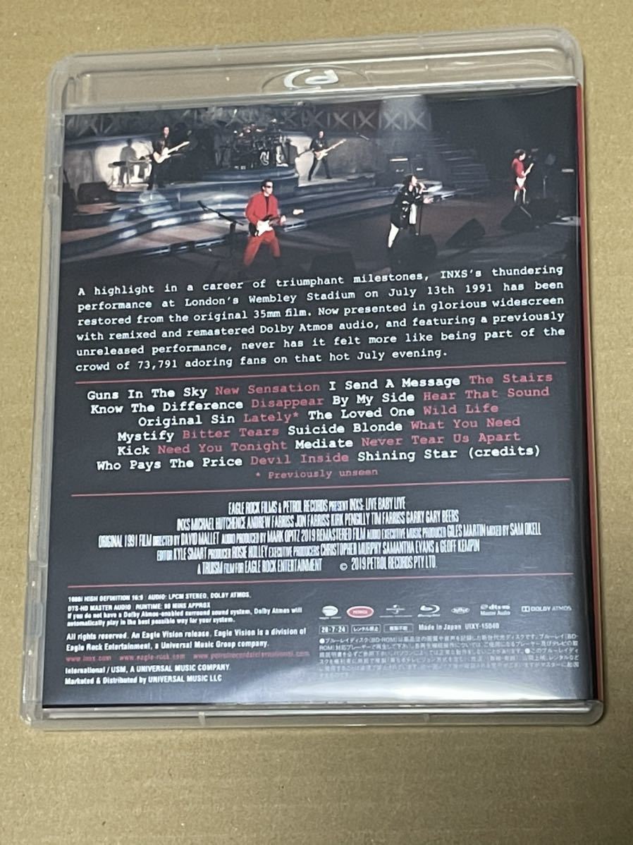 送料込 INXS - ライヴ・ベイビー・ライヴ 国内盤 Blu-ray / Live Baby Live / UIXY15040_画像2