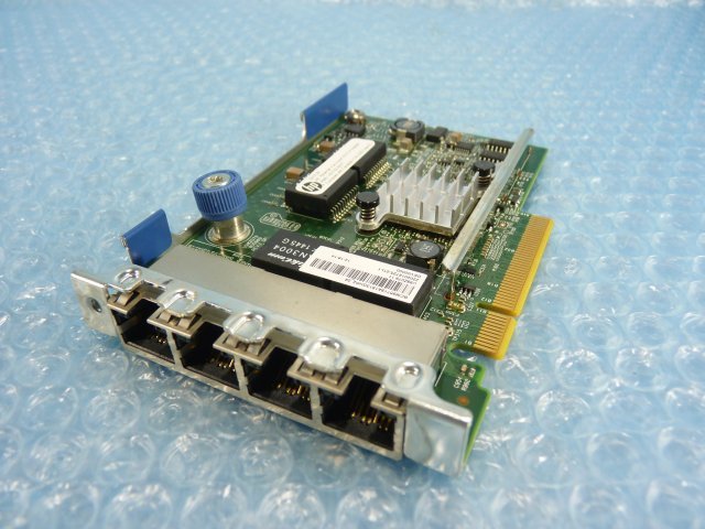 1MHE // HP Ethernet 1Gb 4-port 331FLR Adapter HSTNS-BN71 789897-001 629133-002 // HP ProLiant DL380p Gen8 取外 //在庫4_画像1