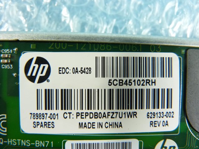 1MHE // HP Ethernet 1Gb 4-port 331FLR Adapter HSTNS-BN71 789897-001 629133-002 // HP ProLiant DL380p Gen8 taking out // stock 4