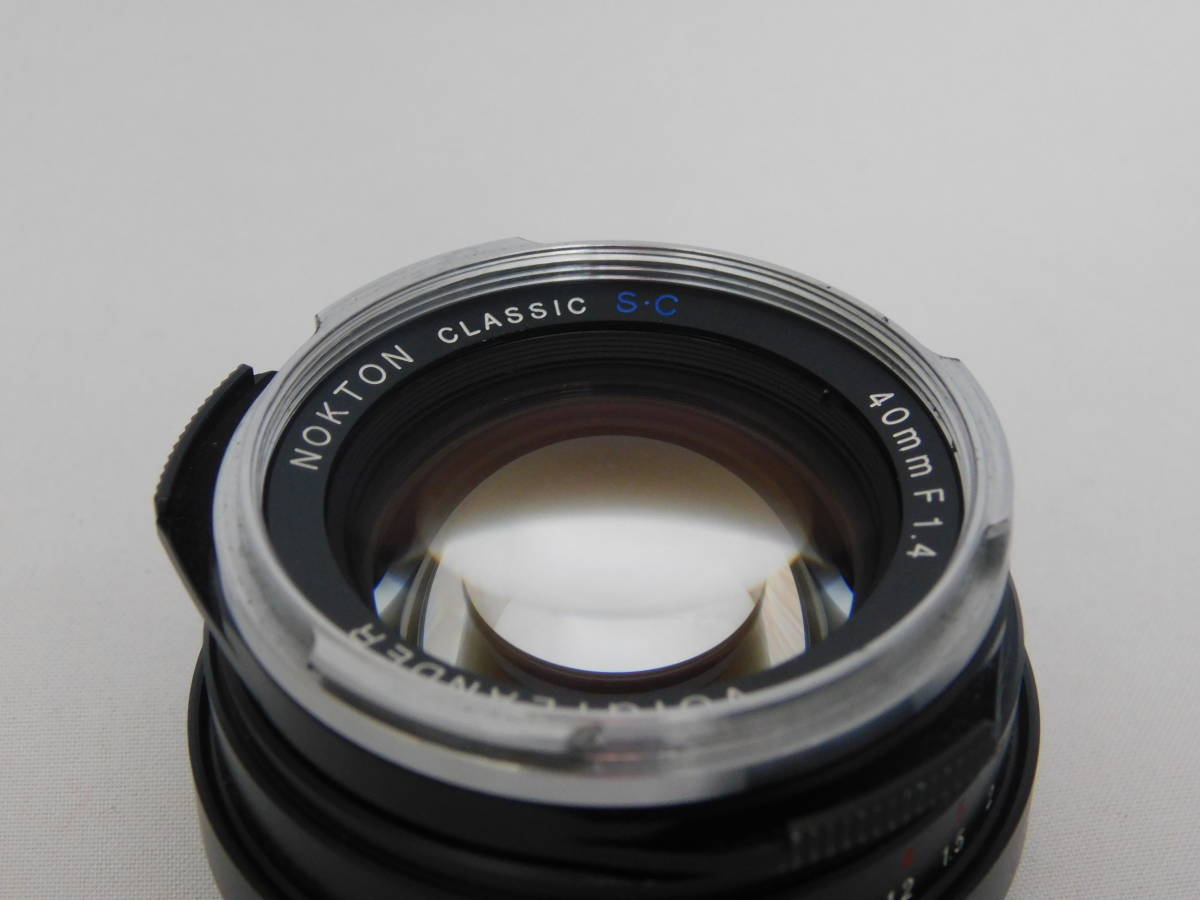 Voigtlander フォクトレンダー NOKTON classic 40mm F1.4 S.C. VM