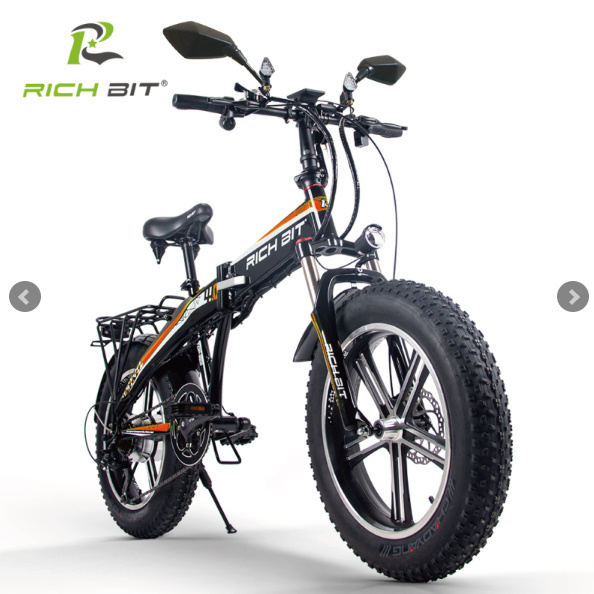 RICH BIT TOP016 リッチビット マウンテンバイク ファットバイク 折りたたみ 電動バイク 自転車 アシスト 新車_画像2