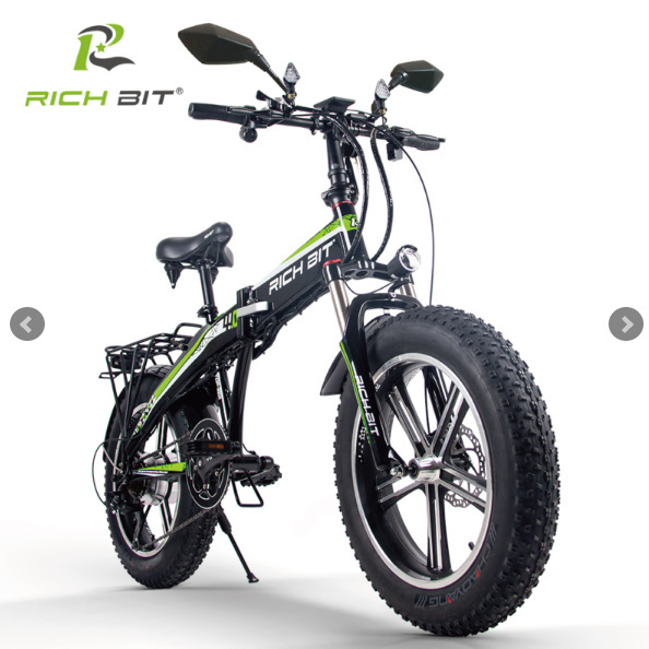 RICH BIT TOP016 リッチビット マウンテンバイク ファットバイク 折りたたみ 電動バイク 自転車 アシスト 新車_画像4