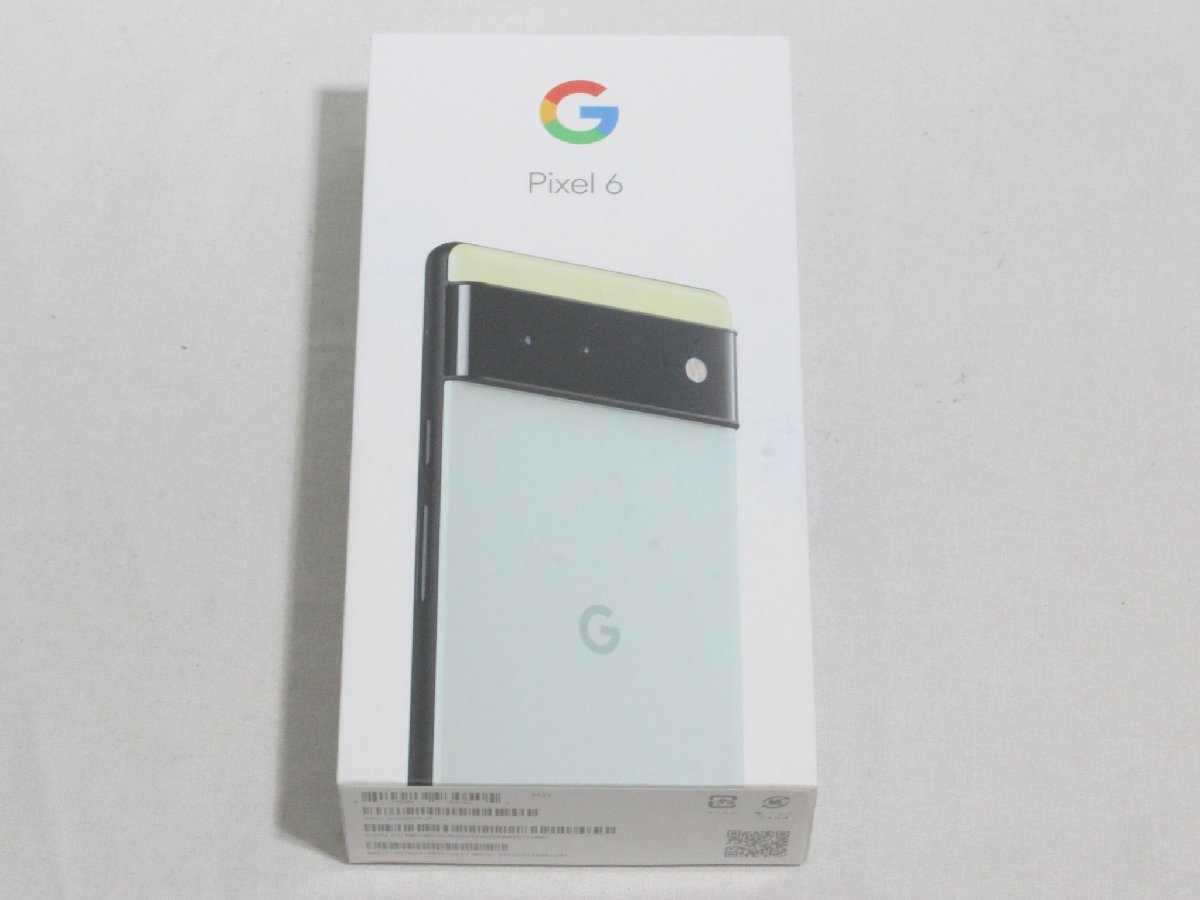 新品商品】Google Pixel 6 128GB SIMフリー [Sorta Seafoam