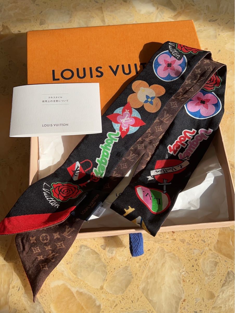 LOUIS VUITTON ルイヴィトン ツイリー イタリア製 モノグラム シルク