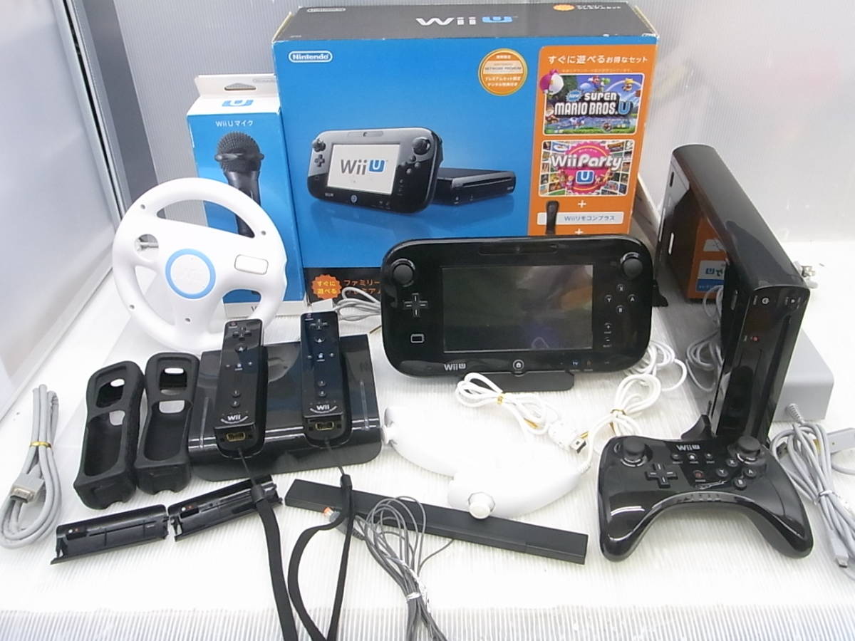 WiiU プレミアムセット 32GB GCコントローラー４個セット スマブラ-