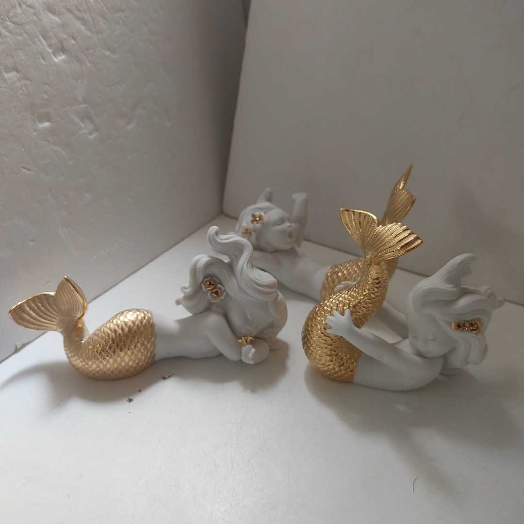 LLADRO 可愛いマーメイド(Re-Deco/Gold)-