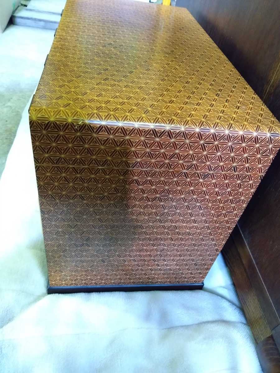 箱根寄木細工】小箪笥 小物箪笥□60×30×40 GPN-2022092003