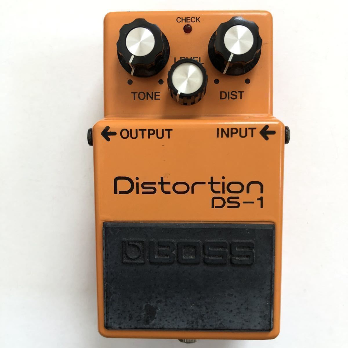BOSS DS-1 ・ディストーション・銀ネジ・スケルトン・極初期ロット・ #7700!!!・TA7136P1・美品！・外箱付・MADE IN JAPAN