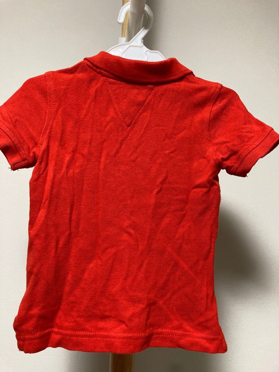 TOMMY HILFIGER ポロシャツ　80サイズ　赤　オシャレ！