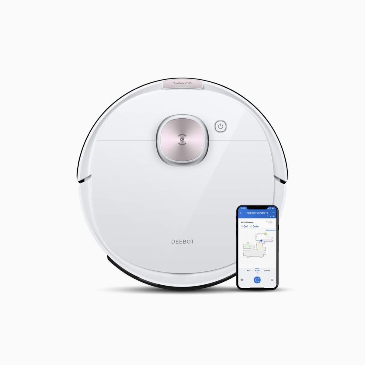 ECOVACS エコバックス DEEBOT OZMO T8 ロボット掃除機 高精度マッピング機能 水拭き 強力吸引Alexa対応 