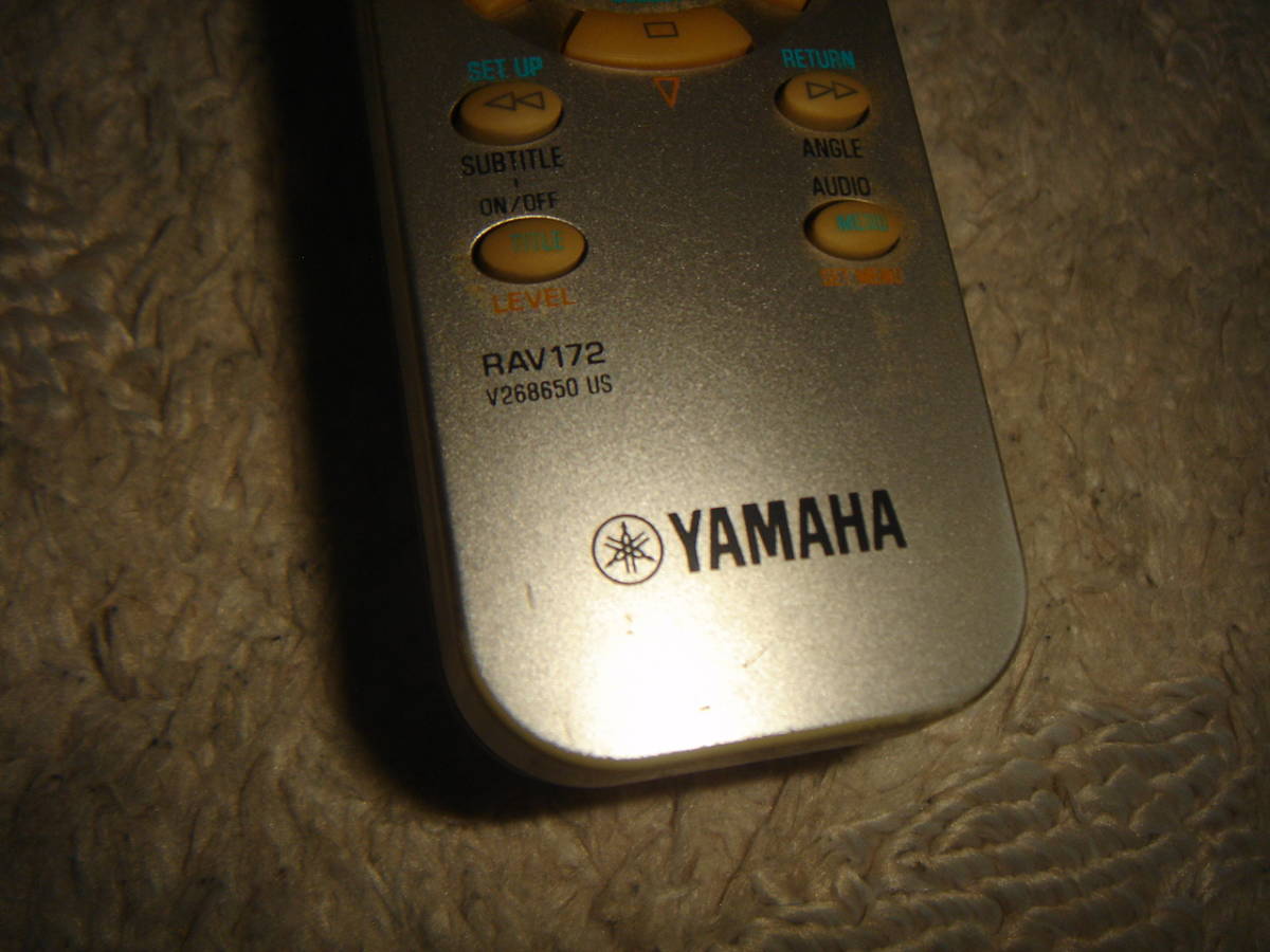  used * Yamaha AV amplifier DSP-R795 etc. remote control RAV172 V268650 US*