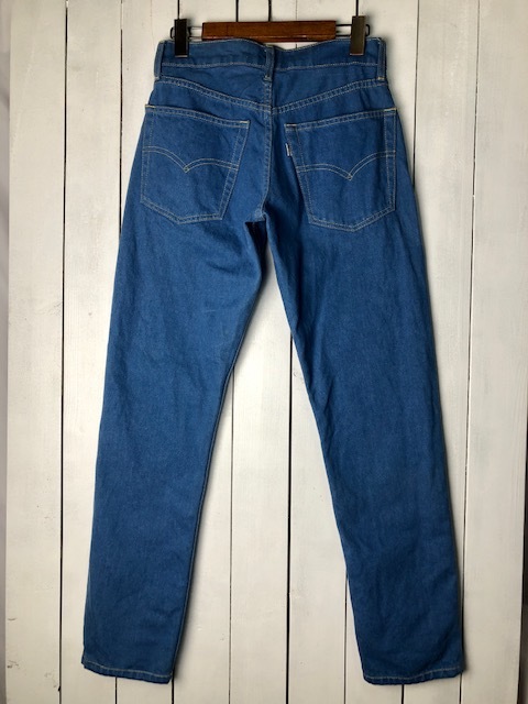 90s Levis Silver Tab シルバータブ デニムパンツ ロイヤルブルー 26～28 オールド ヴィンテージ リーバイス ストレート ●260_画像2