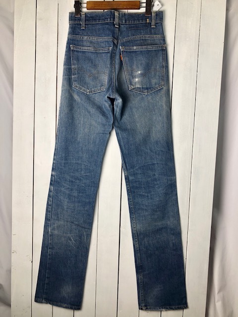 USA古着 70s～80s USA製 Levis 518 デニムパンツ 42TALON W29程度 オレンジタブ オールド ヴィンテージ リーバイス 股下長め 515 ●133