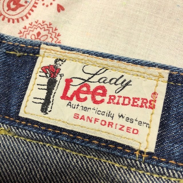 s Lee RIDERS SANFORIZED 太め セルヴィッジ デニムパンツ  ヴィンテージ リー ライダース 日本製 赤耳 オールド  ヴィンテージ ●