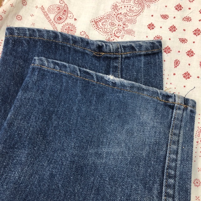 USA古着 70s～80s USA製 Levis 518 デニムパンツ 42TALON W29程度 オレンジタブ オールド ヴィンテージ リーバイス 股下長め 515 ●133