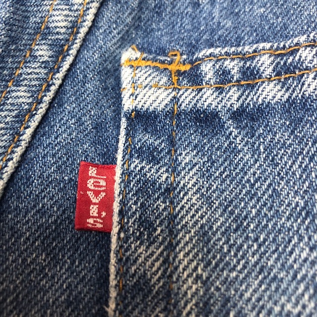 USA古着 70s～80s USA製 Levis 26505 デニムパンツ 42TALON 28 オールド ヴィンテージ アメリカ古着 リーバイス 505 ●136_画像5