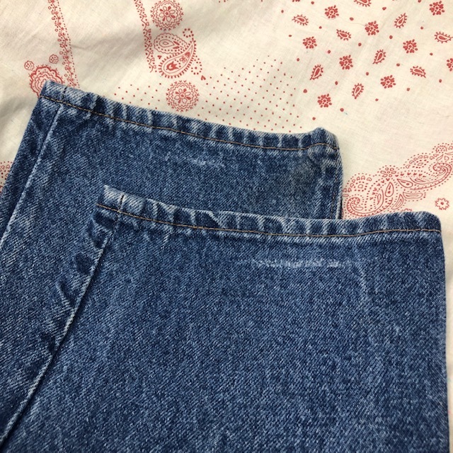 USA古着 70s～80s USA製 Levis 26505 デニムパンツ 42TALON 28 オールド ヴィンテージ アメリカ古着 リーバイス 505 ●136_画像10