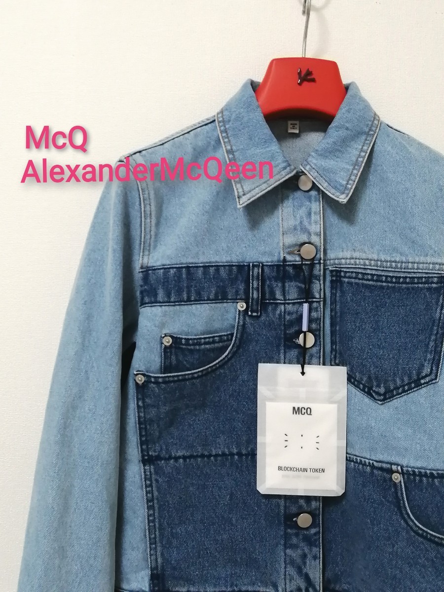 ★新品・レディース★【 McQ AlexanderMcQeen 】Ｇジャン　デニムジャケット　再構築