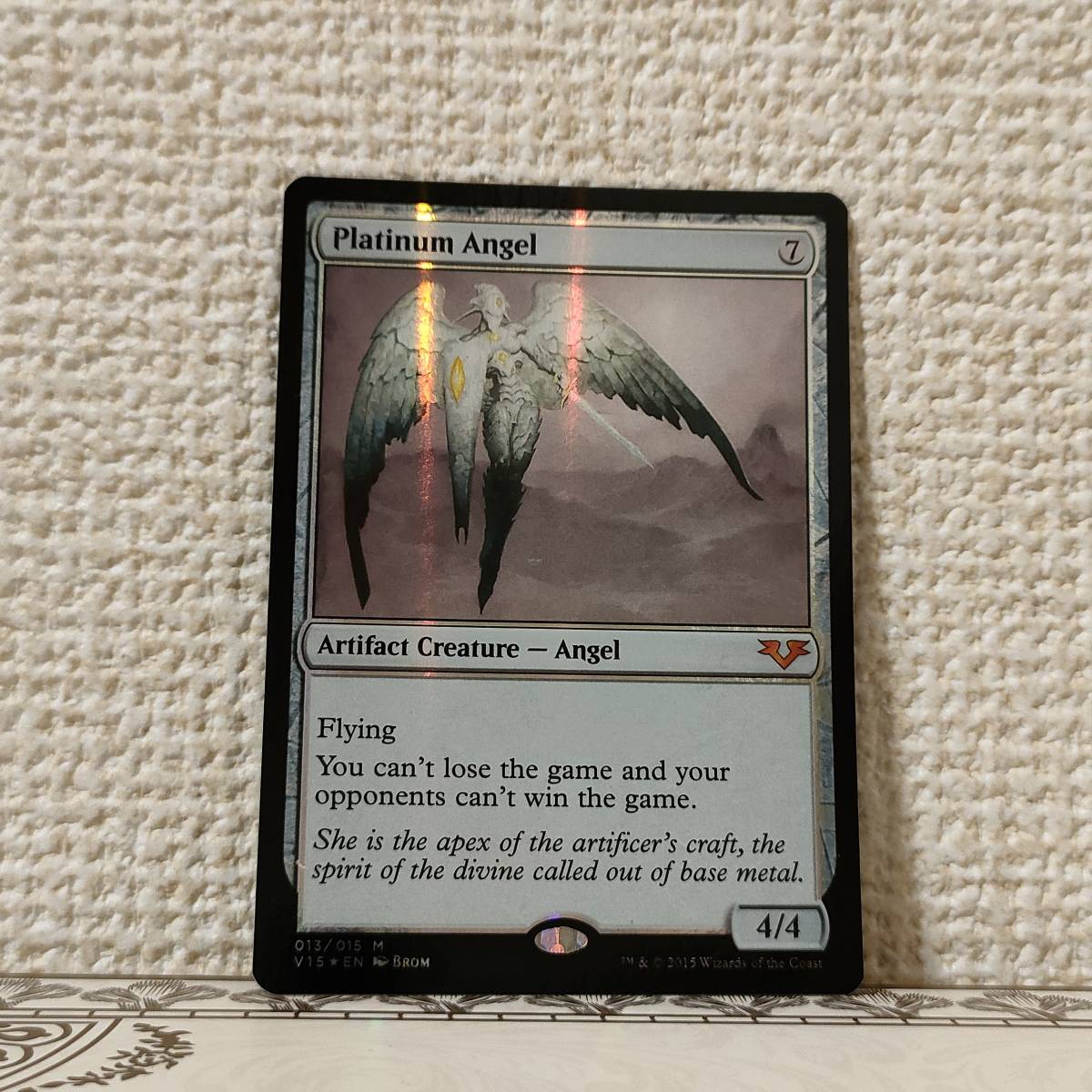 ★☆MTG 【FOIL】【英】白金の天使/Platinum Angel[無色MR]【FtV】 ★☆ 全ての商品同梱可能_画像1