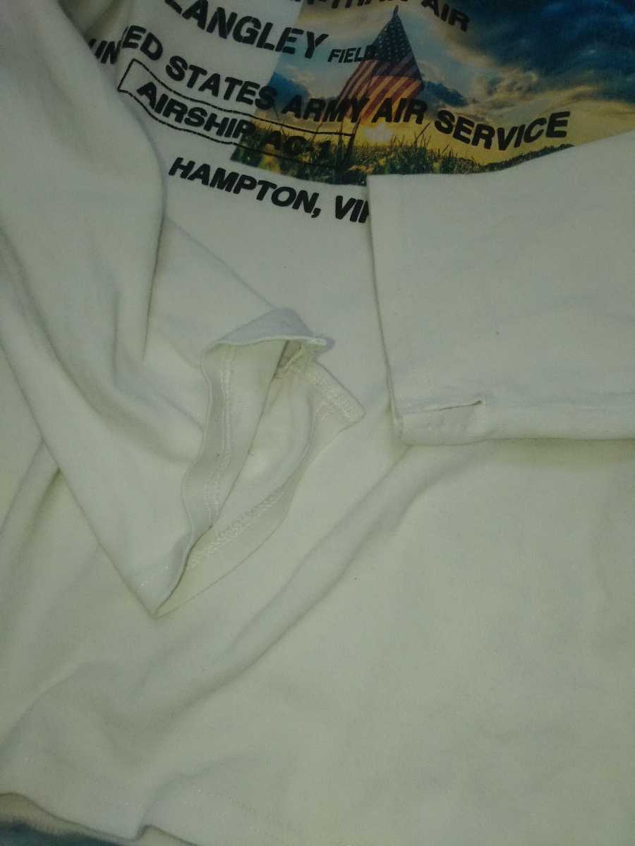 AVIREX Belle (アヴィレックス) 長袖Tシャツ（8分袖） ホワイト ロンT　正規品　サイズフリー_画像3