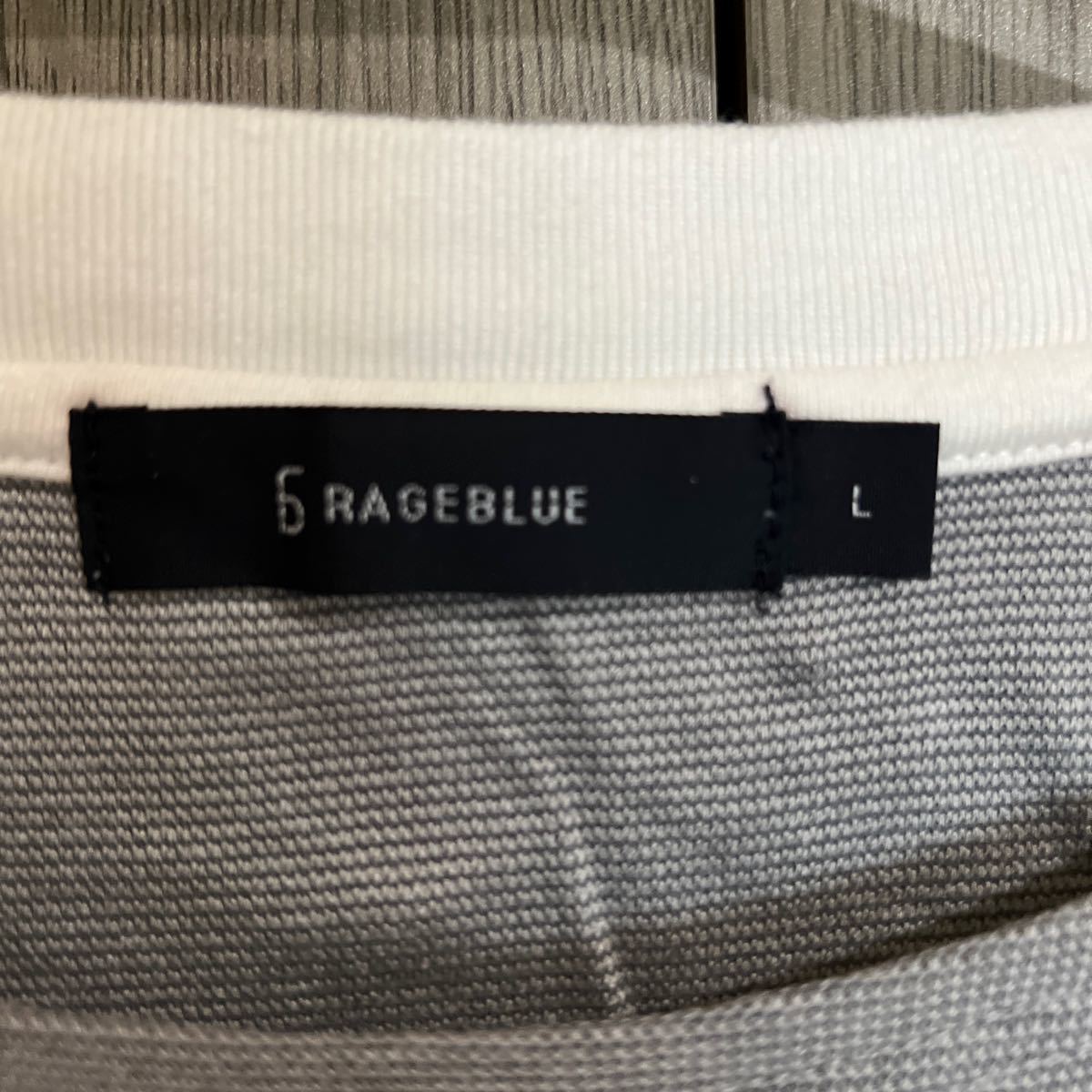 RAGEBLUE レイジブルー 半袖 Tシャツ レイヤード風