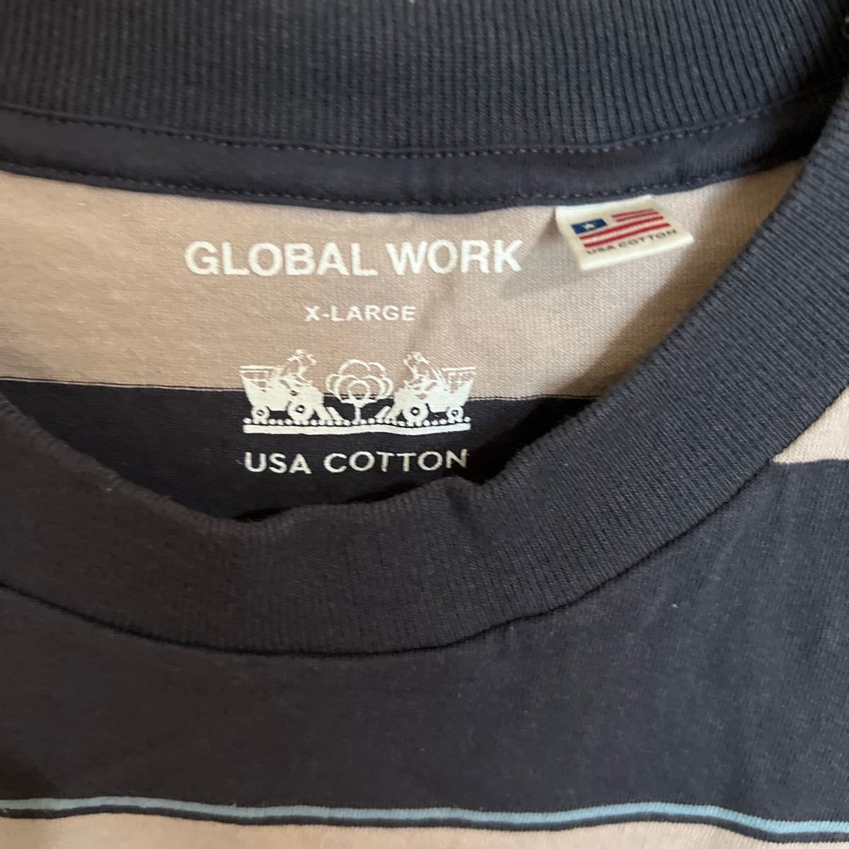 GLOBAL WORK グローバルワーク 長袖 Tシャツ ロンT